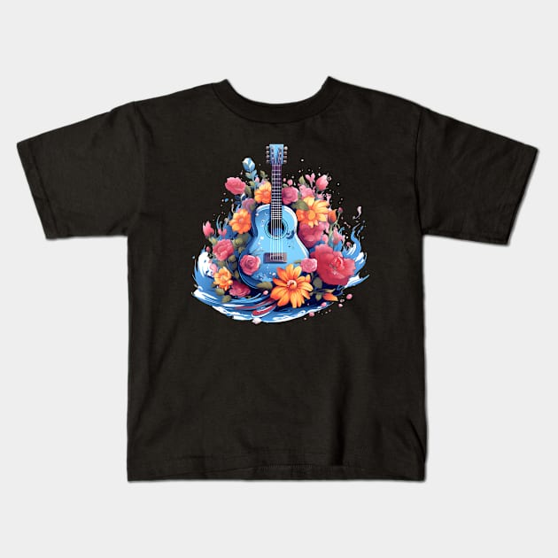 Flourishing Melodies Kids T-Shirt by CreativeFashionAlley